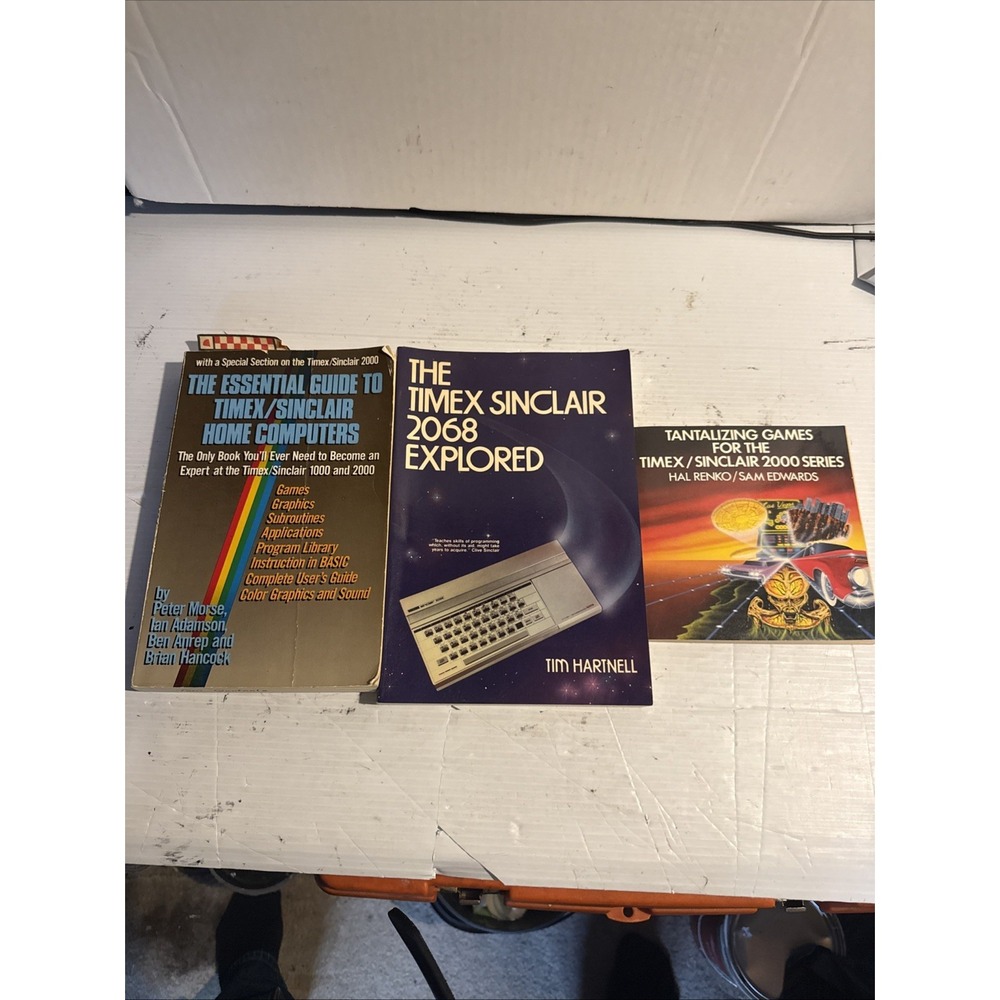 The Timex Sinclair 2068 Explored 3 Book Lot Vintage